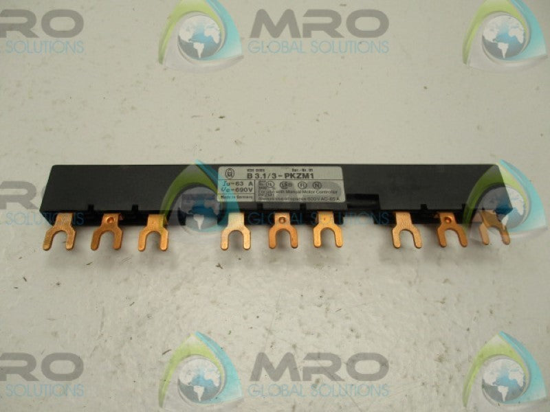KLOCKNER MOELLER B3.1/3-PKZM1 BUS BAR 63A 690V  NSNP