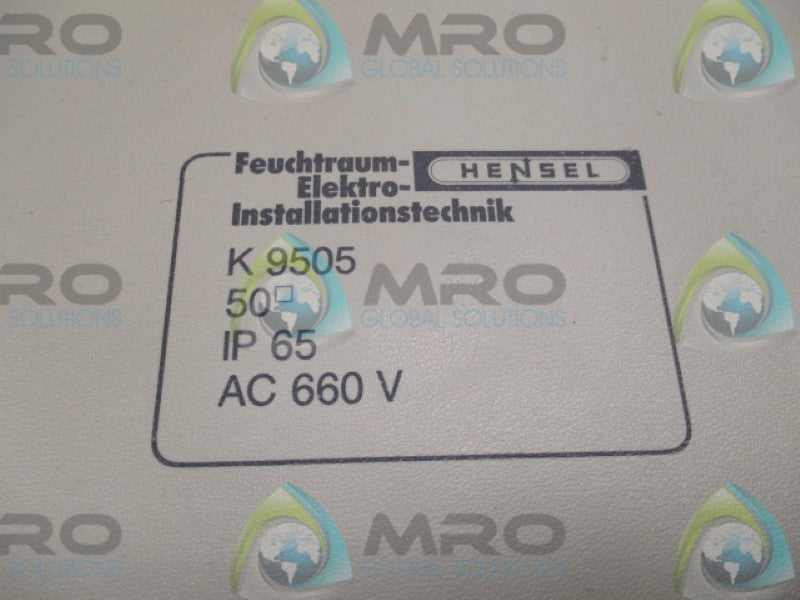 HENSEL K9505 JUNCTION BOX 660V  NSNP