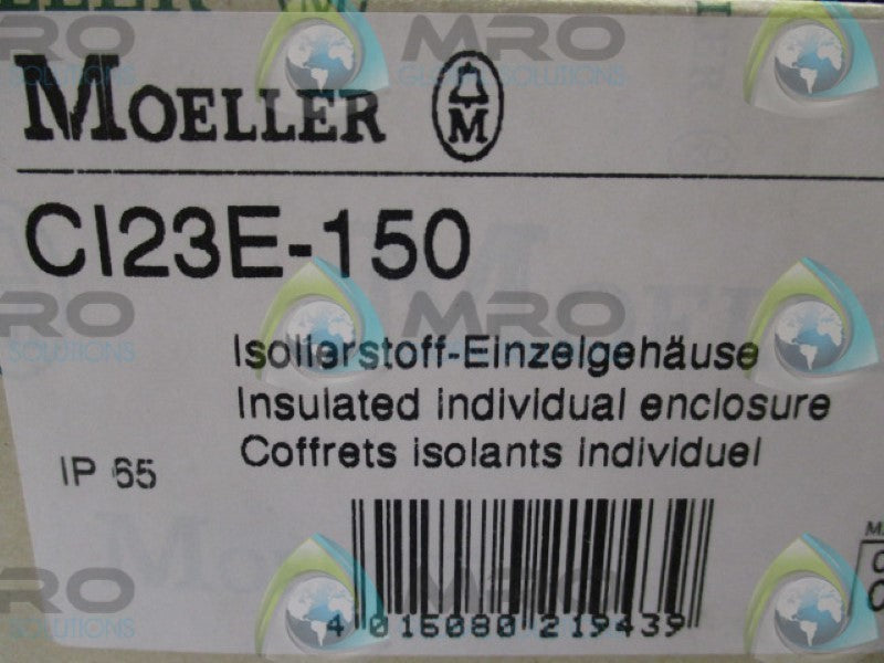 KLOCKNER MOELLER CI23E-150 INSULATED ENCLOSURE  NSNP