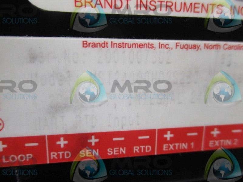 BRANDT MST2000 MULTIVARIABLE SMART FLOW TRANSMITTER  UNMP