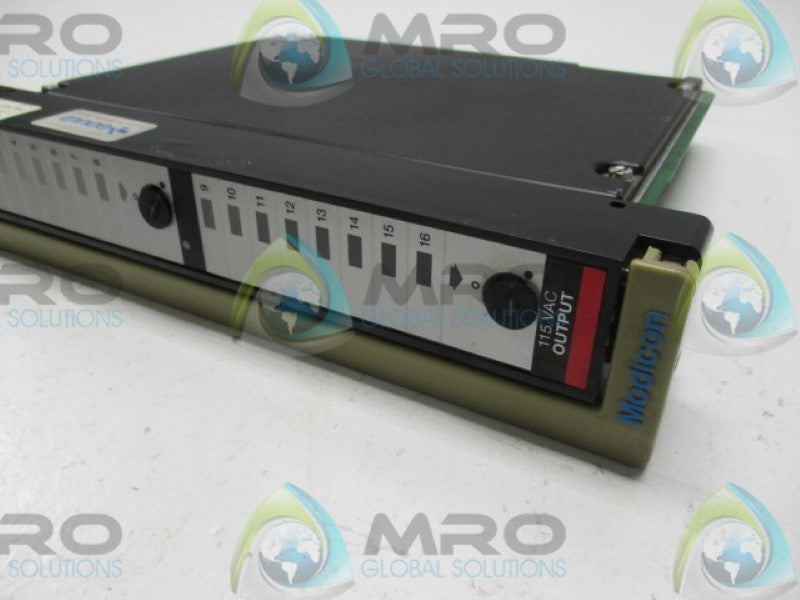 GOULD MODICON B804 OUTPUT MODULE 115V  UNMP
