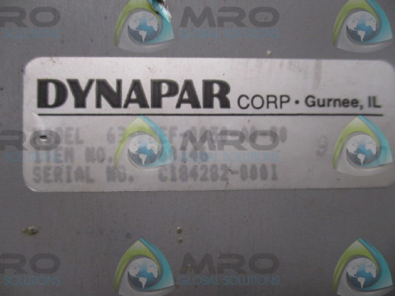 DYNAPAR 63-PNEF-8050-A0-00 ROTARY SHAFT ENCODER  UNMP