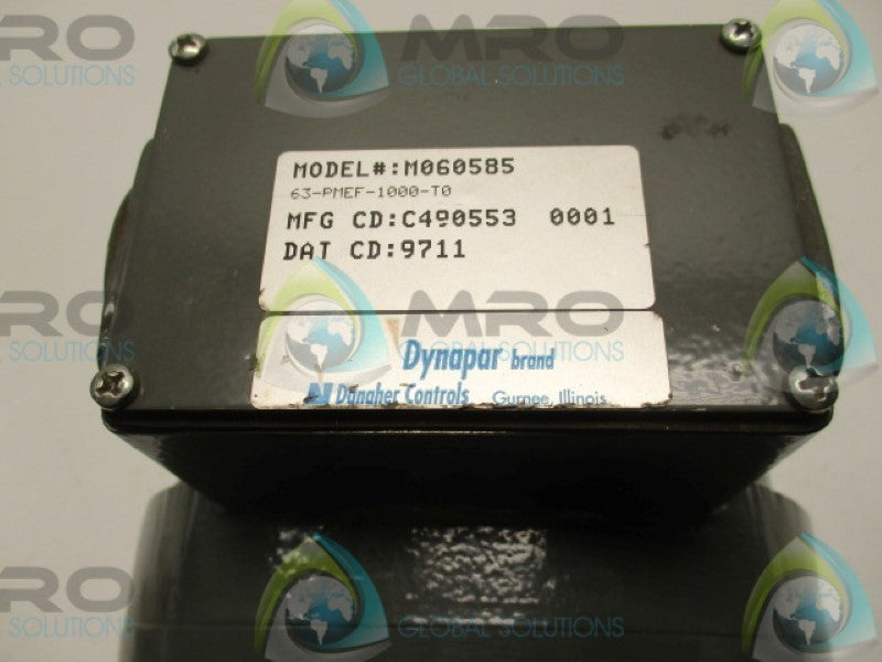 DYNAPAR 63-PMEF-1000-T0 ROTARY SHAFT ENCODER   NSNP