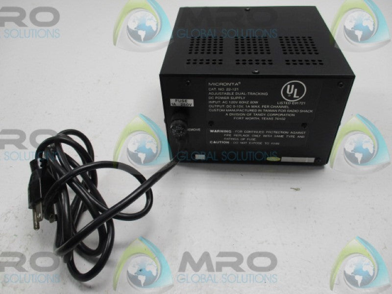 MICRONTA 22-121 DC POWER SUPPLY 120VAC  UNMP