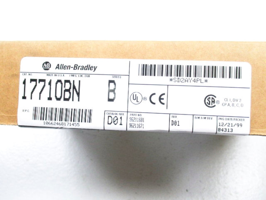 ALLEN BRADLEY 1771-OBN SER. B DATE: 1999 * FACTORY SEALED *