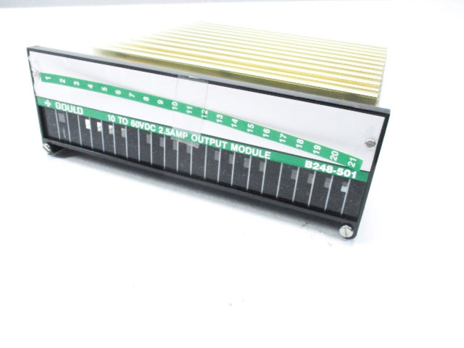 GOULD MODICON AS-B248-501 OUTPUT MODULE 60VDC   UNMP