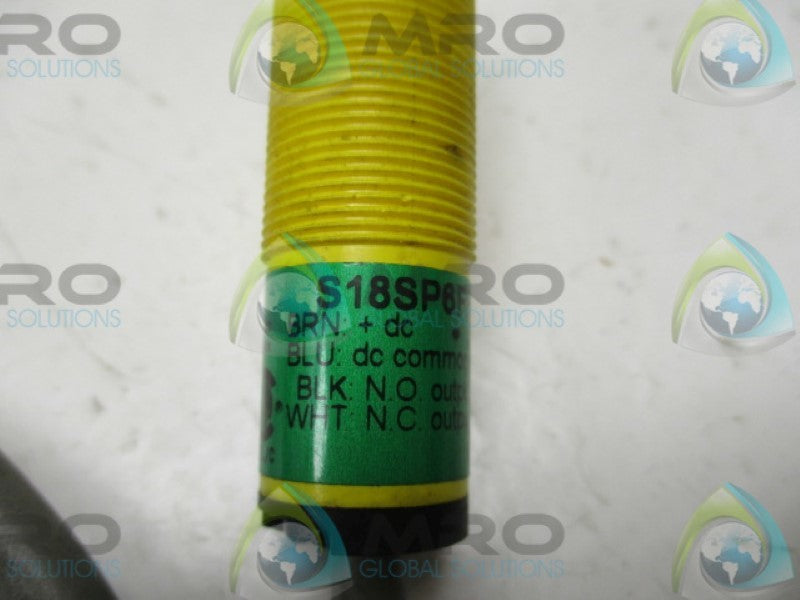 BANNER ENGINEERING S18SP6FF100 PHOTOELECTRIC SENSOR 10-30VDC  UNMP