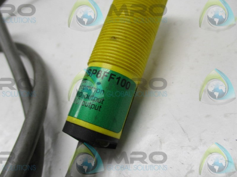 BANNER ENGINEERING S18SP6FF100 PHOTOELECTRIC SENSOR 10-30VDC  UNMP