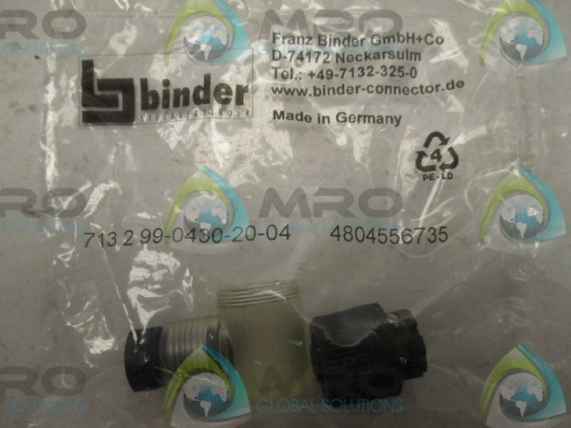 BINDER 99-0430-20-04 ANGLED CONNECTOR  NSMP