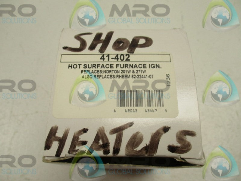 ROBERTSHAW 41-402 HOT SUREFACE IGNITOR 201W & 271W   NSMP