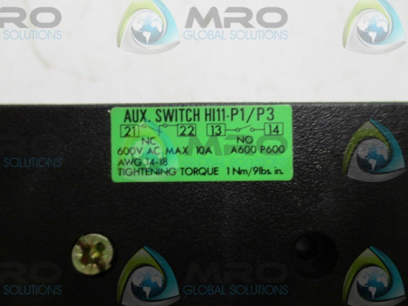 KLOCKNER MOELLER HI11-P1/P3 AUXILIARY SWITCH  NSNP