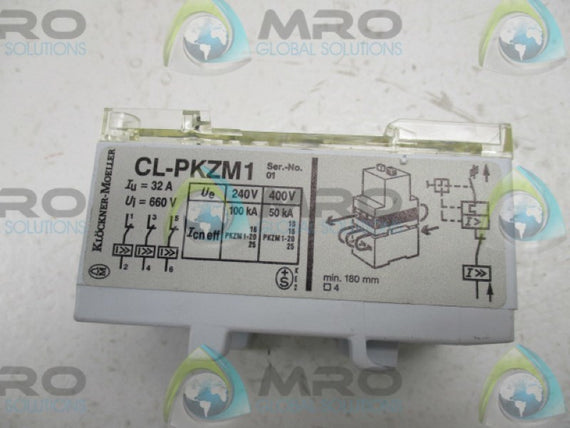 KLOCKNER MOELLER CL-PKZM1 CURRENT LIMITER 32AMP 6.0KV 400V  NSNP