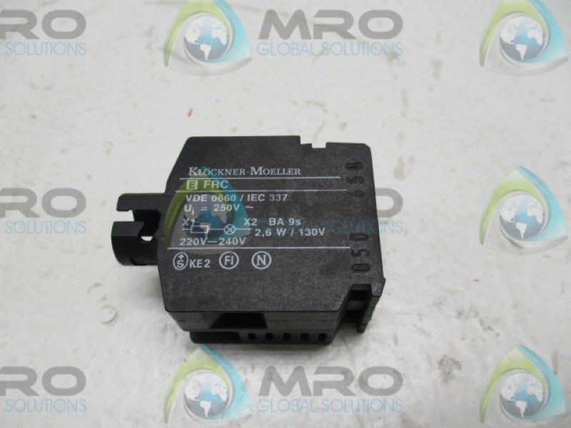 KLOCKNER MOELLER EFRC LAMP SOCKET ELEMENT 130V  NSNP