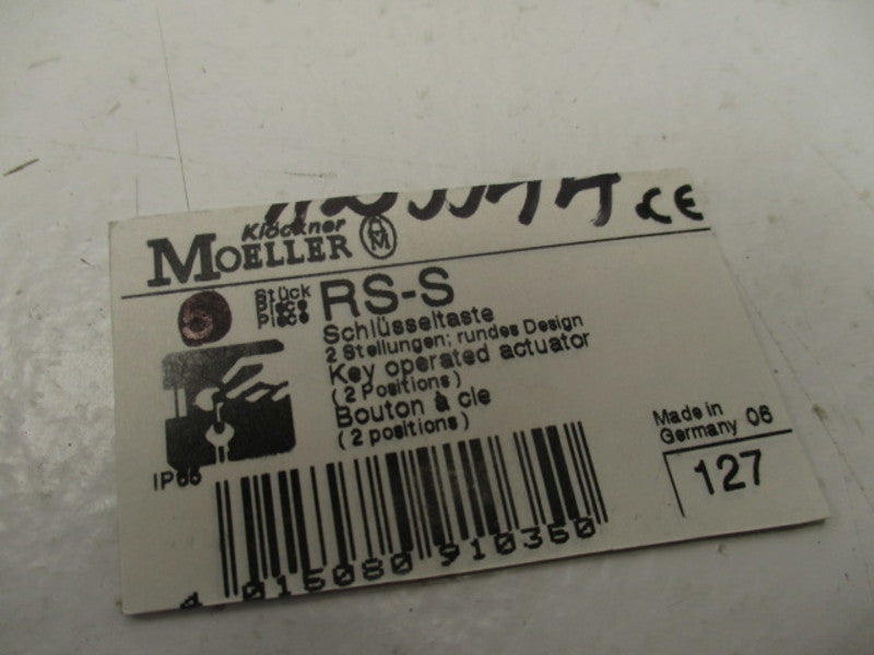KLOCKNER MOELLER RS-S KEY OPERATOR WITH KEY  NSNP