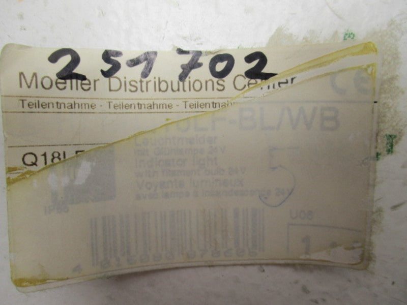 KLOCKNER MOELLER Q18LF-BL/WB BLUE INDICATOR LIGHT  NSNP