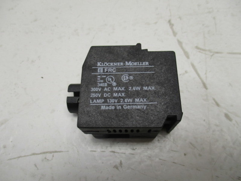 KLOCKNER MOELLER EFRC LAMP SOCKET ELEMENT (AS PICTURED)  NSNP