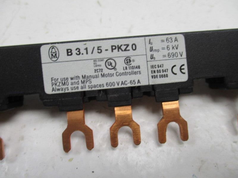KLOCKNER MOELLER B3.1/5-PKZ0 3-PHASE COMMONING LINK  NSNP