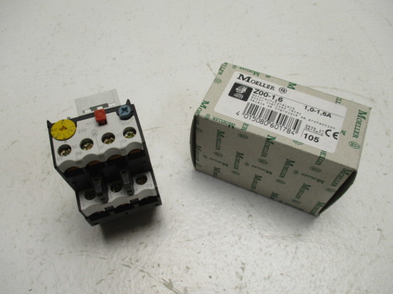 KLOCKNER MOELLER Z00-1,6 OVERLOAD RELAY 1,0-1,6A * NEW IN BOX *
