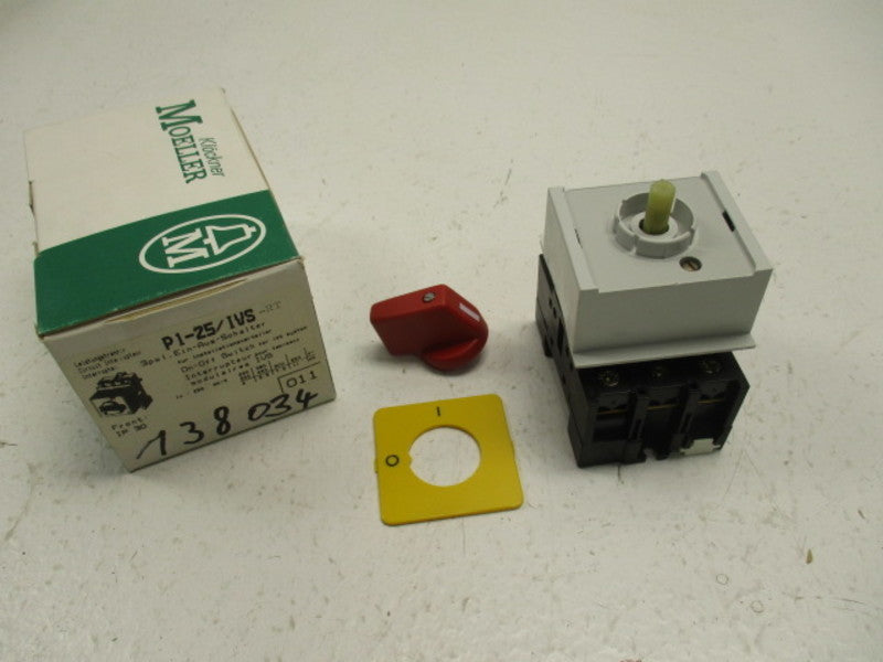 KLOCKNER MOELLER P1-25-IVS-RT ON-OFF SWITCH  NSMP