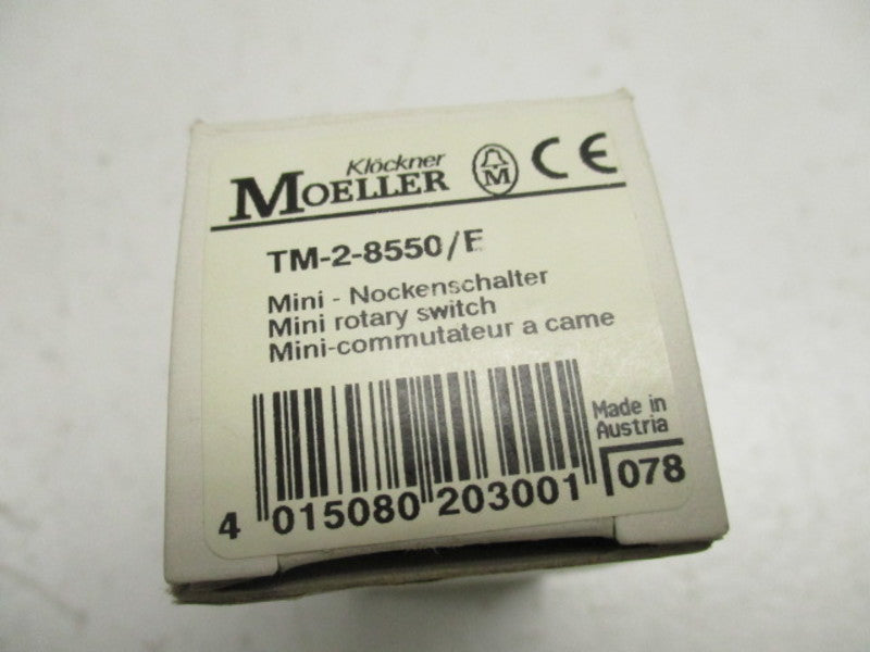 KLOCKNER MOELLER TM-2-8550/E MINI ROTARY SWITCH * NEW IN BOX *