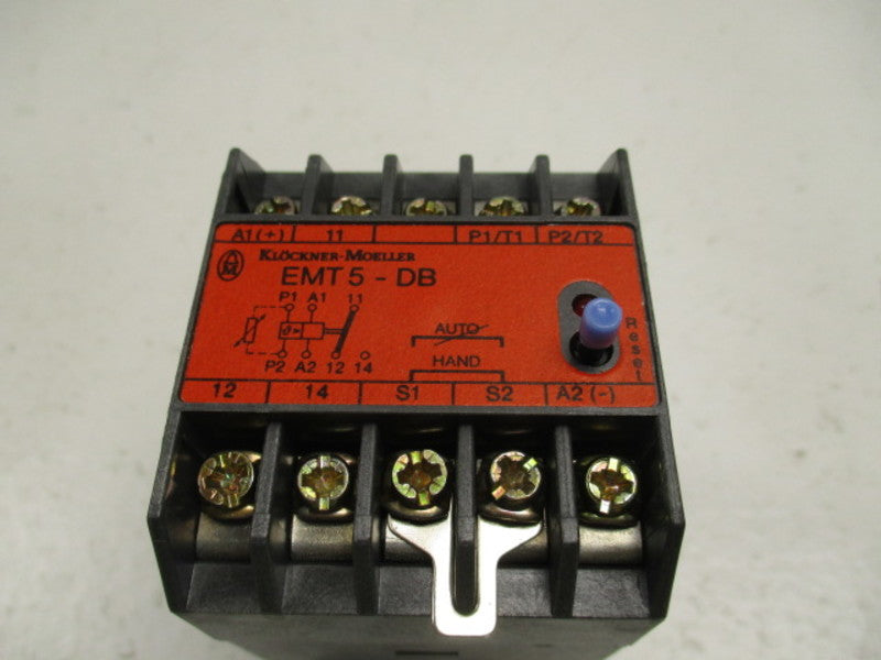 KLOCKNER MOELLER EMT5-DB-220 THERMISTOR OVERLOAD RELAY 220V  NSMP