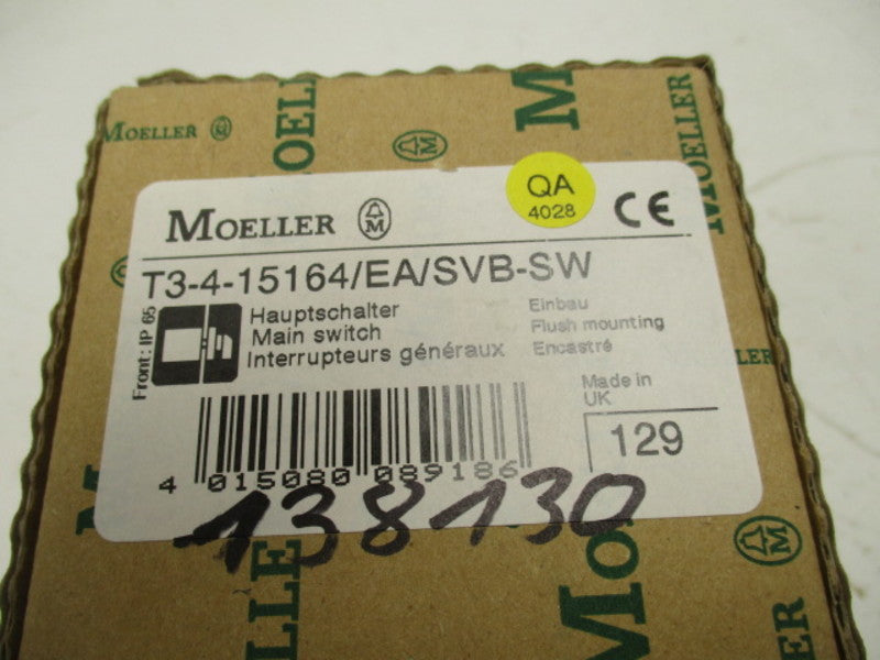 KLOCKNER MOELLER T3-4-15164/EA/SVB-SW MAIN SWITCH  NSMP