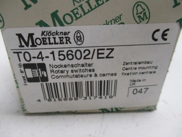 KLOCKNER MOELLER T0-4-15602/EZ ROTARY SWITCH  NSMP