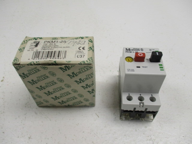 KLOCKNER MOELLER PKM1-25 MOTOR PROTECTIVE SWITCH 25A  NSMP