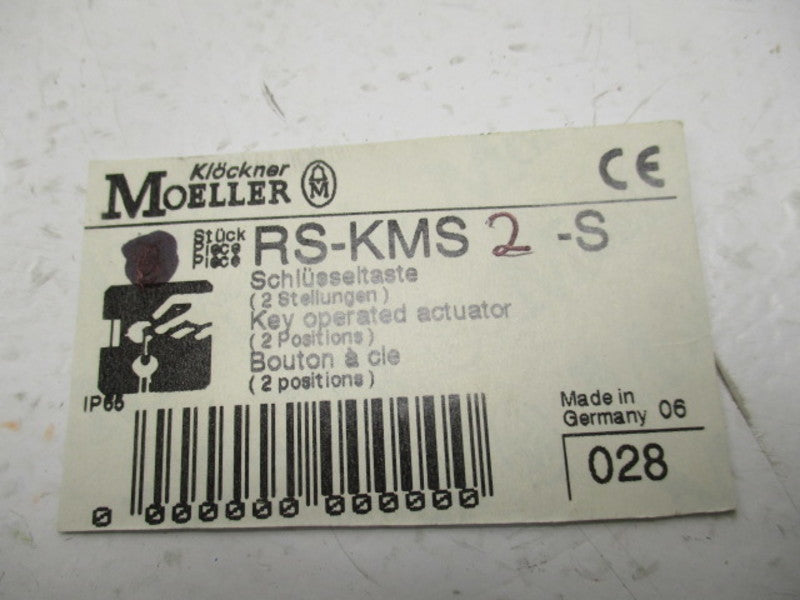 KLOCKNER MOELLER RS-KMS2-S KEY OPERATED ACTUATOR WITH OUT KEY  NSNP