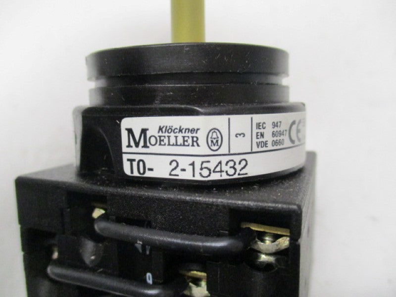 KLOCKNER MOELLER T0-2-15432 CONTROL SWITCH (AS PICTURED)  NSNP