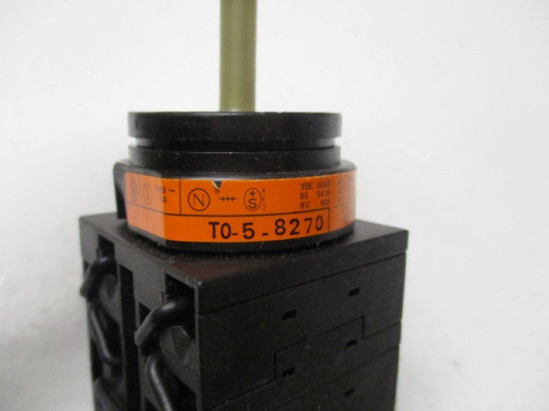KLOCKNER MOELLER T0-5-8270 ON-OFF SWITCH (AS PICTURED)  NSNP