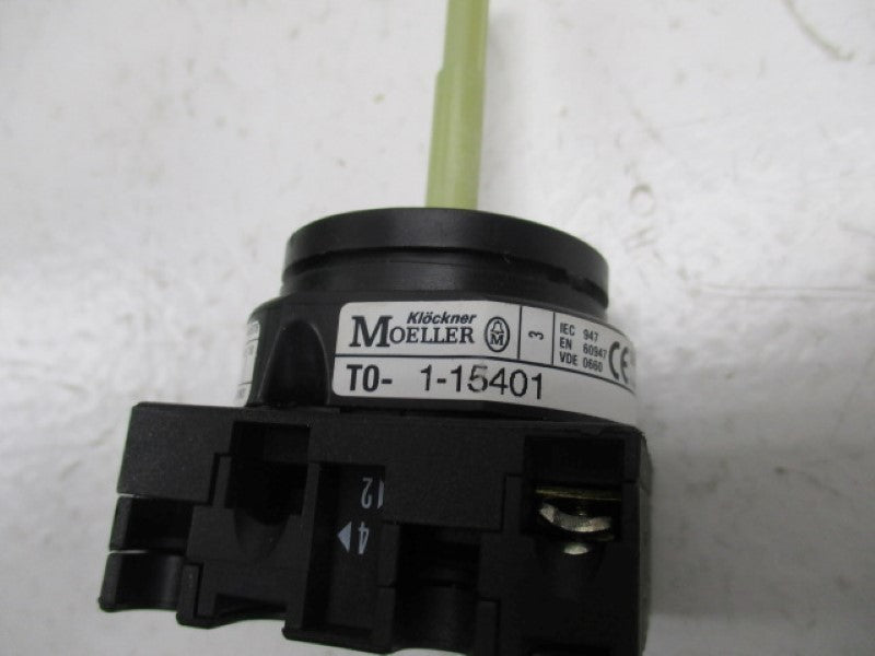 KLOCKNER MOELLER T0-1-15401 CONTROL SWITCH (AS PICTURED)  NSNP