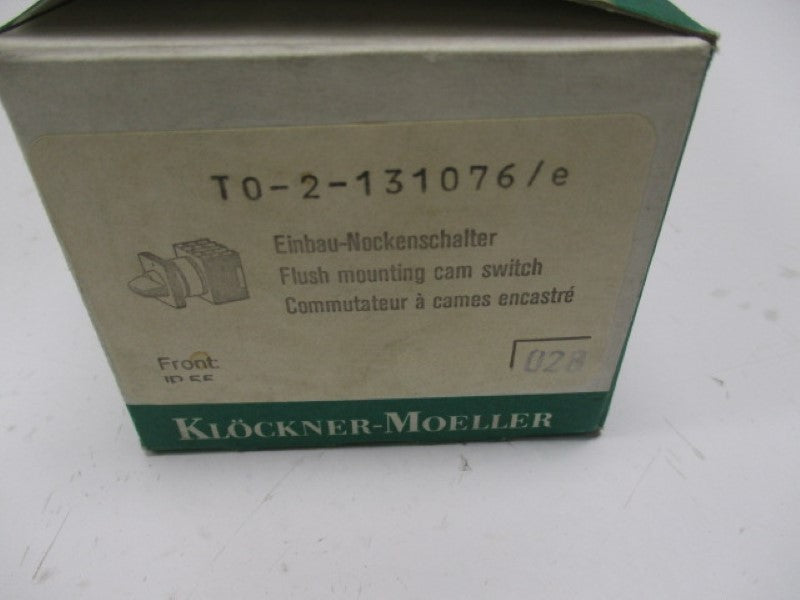 KLOCKNER MOELLER T0-2-131076/E CAM SWITCH  NSMP