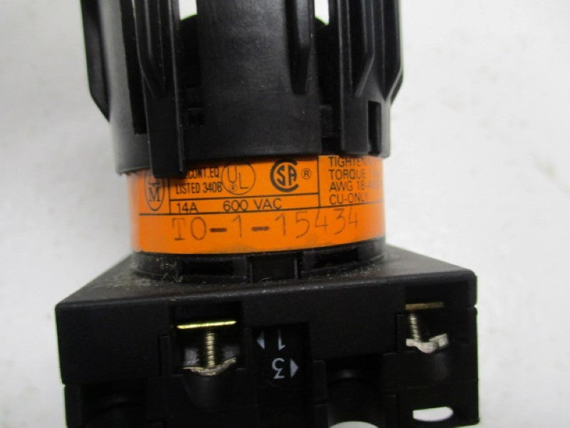 KLOCKNER MOELLER T0-1-15434 CONTROL SWITCH  UNMP