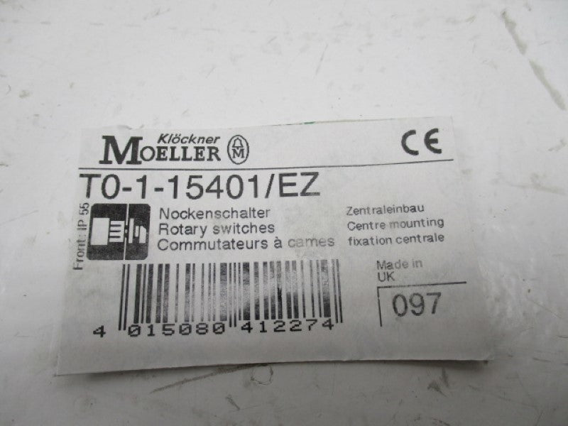 KLOCKNER MOELLER T0-1-15401/EZ ROTARY SWITCH  NSNP