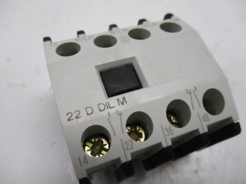 KLOCKNER MOELLER 22DDILM AUXILIARY CONTACT * NEW NO BOX *