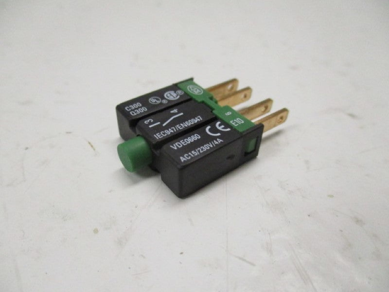 KLOCKNER MOELLER E10 N/O CONTACT BLOCK GREEN  UNMP