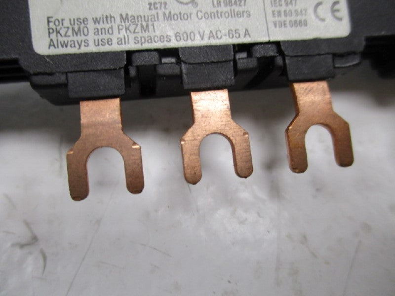 KLOCKNER MOELLER B3.1/3-PKZ0 3-PHASE COMMONING LINK 63A 690V  UNMP