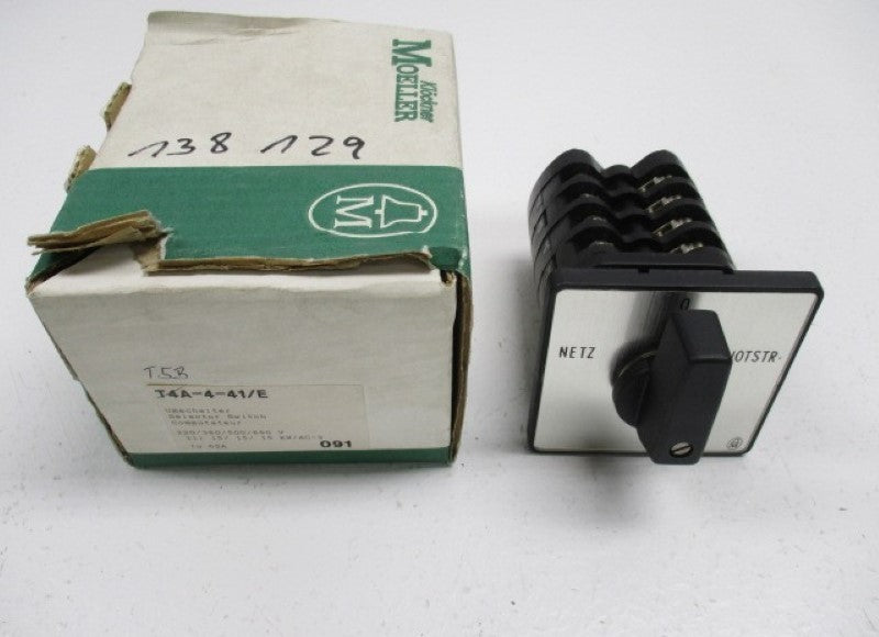 KLOCKNER MOELLER T4A-4-41/E SELECTOR SWITCH  NSMP