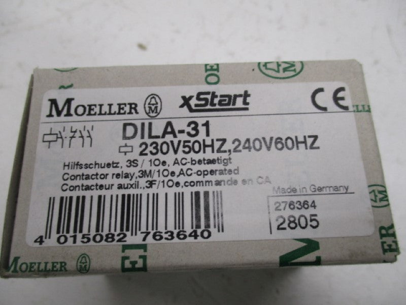 KLOCKNER MOELLER DILA-31 CONTACTOR 230/240V  NSMP