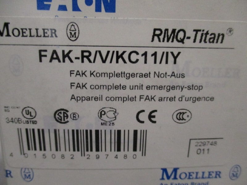 EATON FAK-R/V/KC11/IY COMPLETE UNIT EMERGENCY-STOP  NSMP