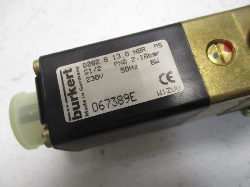 BURKERT 067389E 0282B13,0NBRMS  VALVE 230V  NSMP
