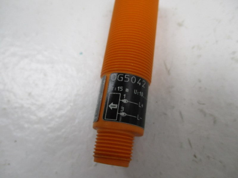 IFM EFECTOR OG5042 PHOTOELECTRIC SENSOR 10-36VDC  UNMP