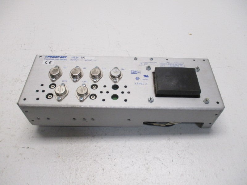 POWER-ONE HE24-502 POWER SUPPLY 7.2A 24VDC  NSMP