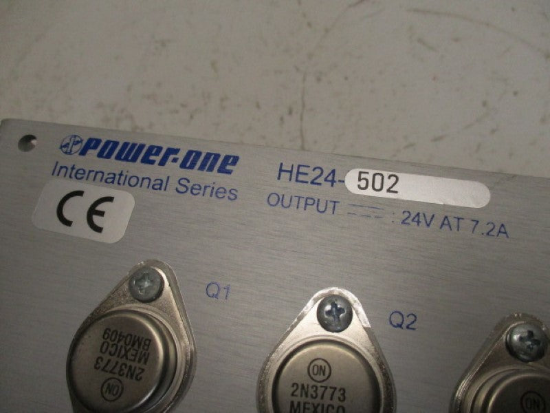 POWER-ONE HE24-502 POWER SUPPLY 7.2A 24VDC  NSMP