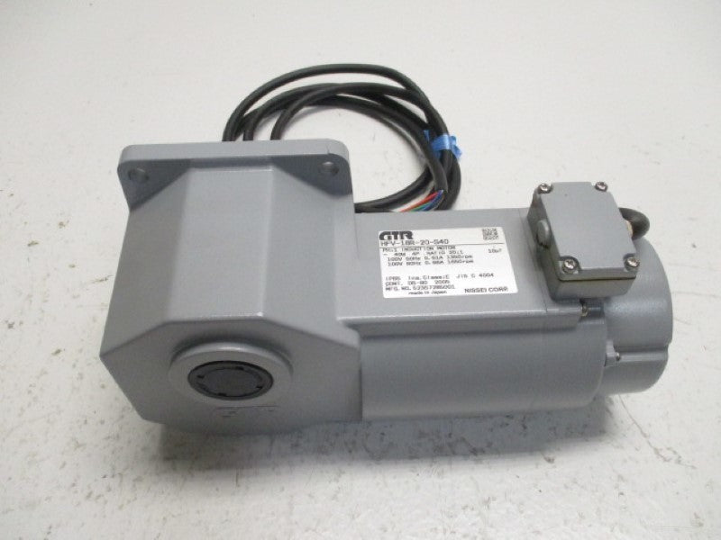 NISSEI GFR HFV-18R-20-S40 INDUCTION MOTOR RATIO20:1 100V 1650RPM NSMP