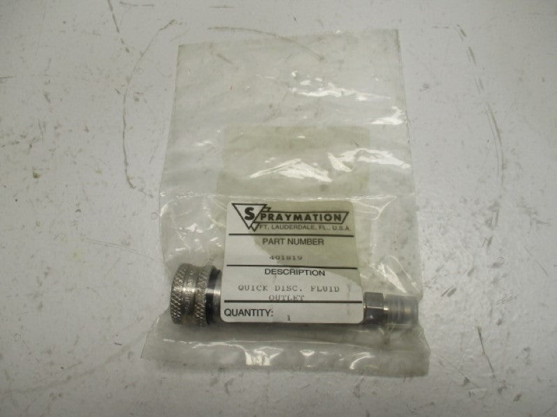 SPRAY MATION 401819 QUICK DISCONNECT FLUID OUTLET  NSMP