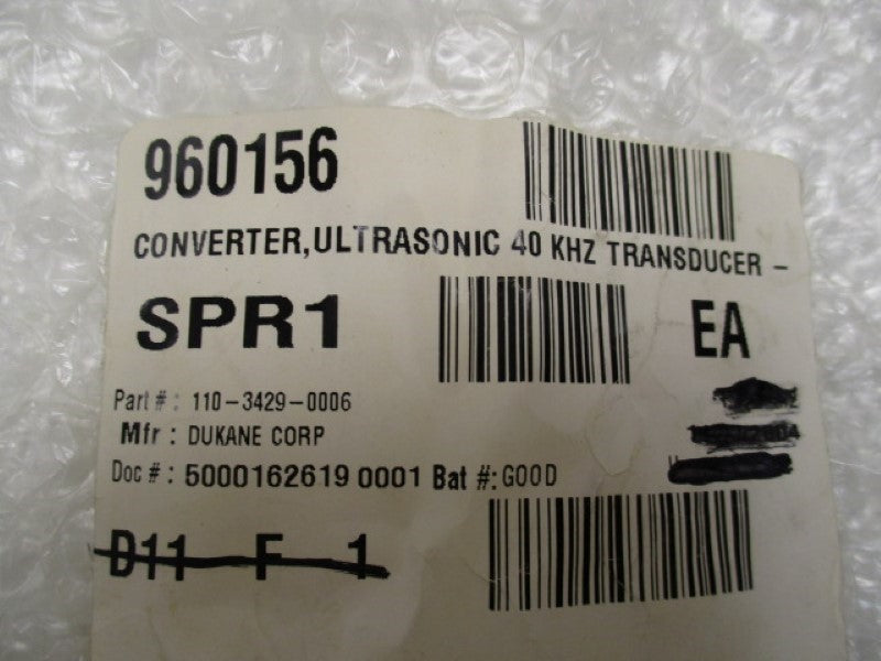 DUKANE 110-3429-0006 ULTRASONIC TRANSDUCER CONVERTER   NSNP