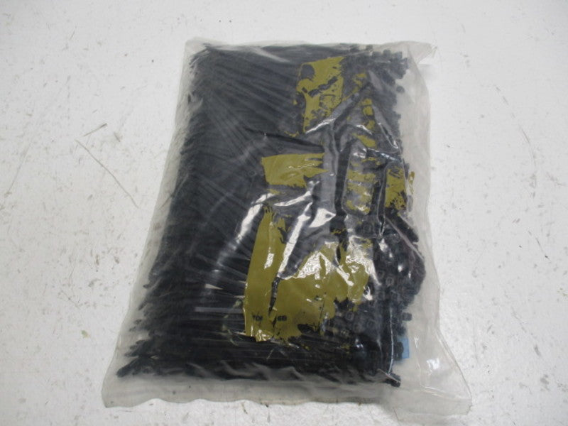 CABAC CT140BK/1000 BLACK CABLE TIES (PKG OF 1000)  NSMP