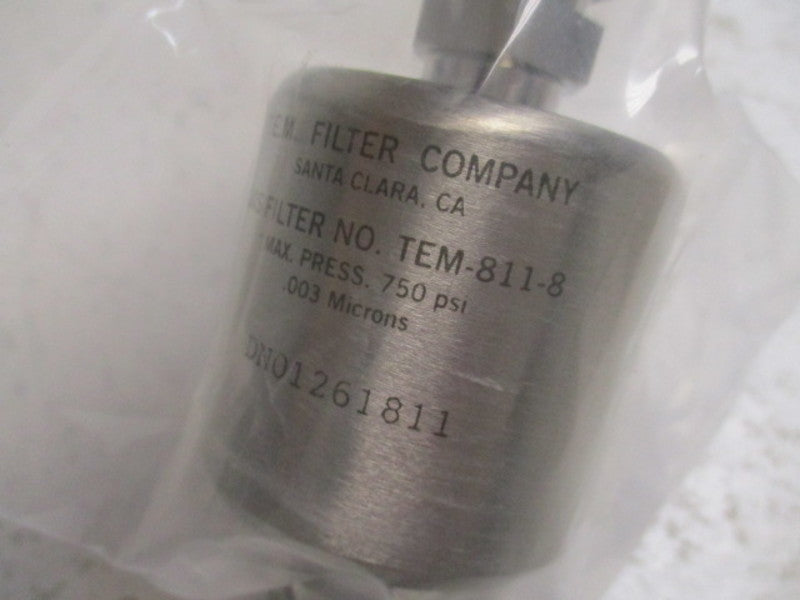 CALIFORNIA SEAL & FASTNER TEM-811-8-NP GAS FILTER 1/2"  NSMP